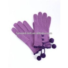 Women 100% warm cashmere glove Made in China